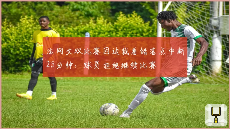 法网女双比赛因边裁看错落点中断25分钟，球员拒绝继续比赛